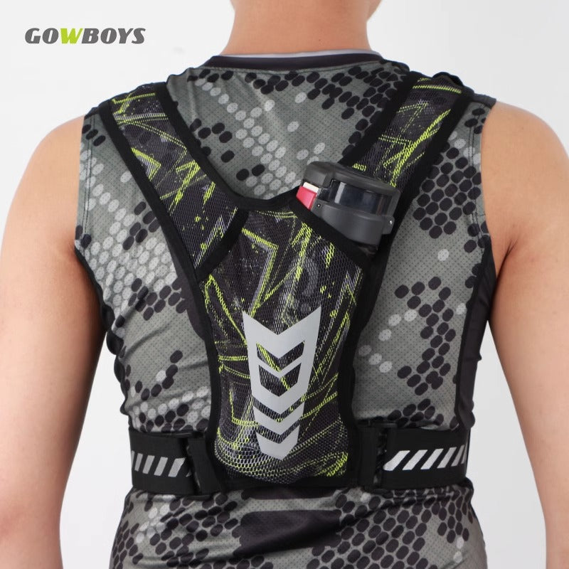 Lightweight Running Phone Vest – Black