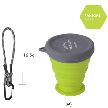 Collapsible Silicone Travel Cup - Portable Folding Outdoor Camping Mug 200ml/500ml