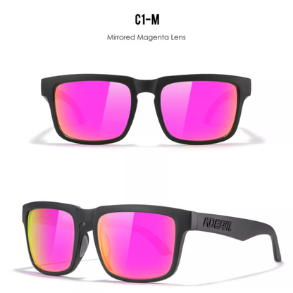 KDEAM Square Outdoor Polarized Sunglasses - Unisex