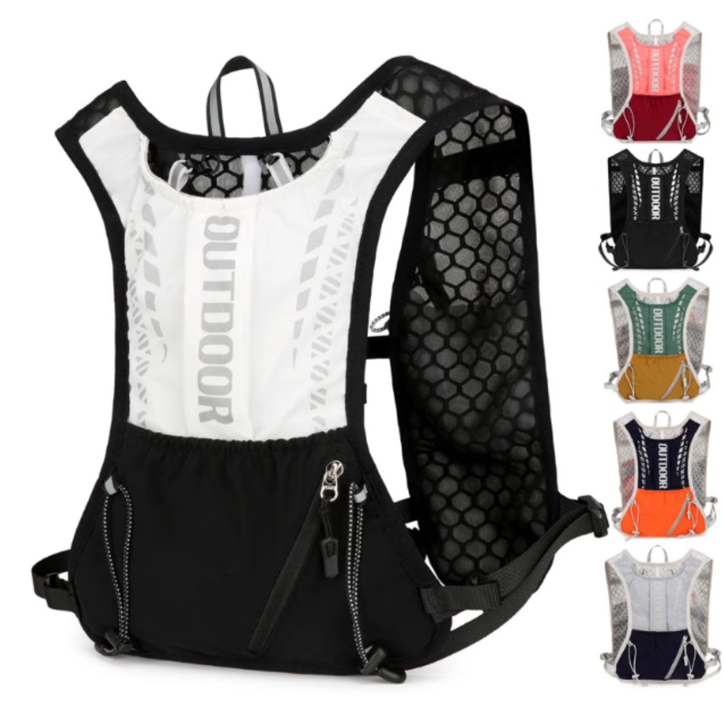 Outdoor Running Hydration Backpack - Trail Running Vest  for Marathon Hiking Cycling