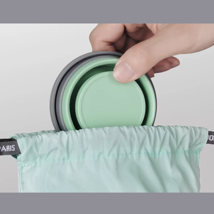 Collapsible Silicone Travel Cup - Portable Folding Outdoor Camping Mug 200ml/500ml