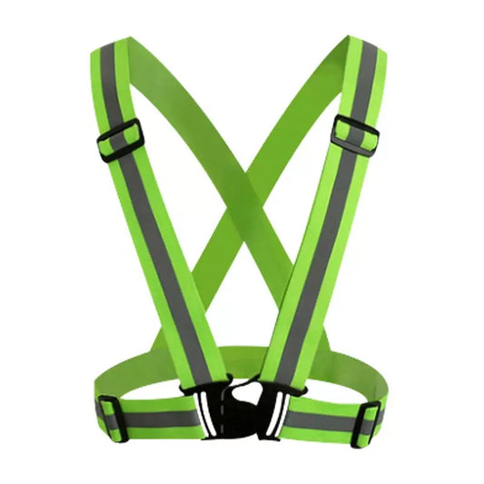 Reflective Running Vest – High-Visibility Elastic Strap