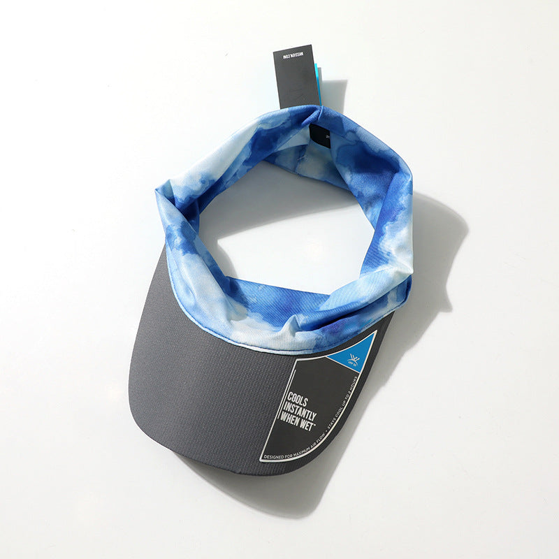 Anti-UV Cooling Visor - Blue