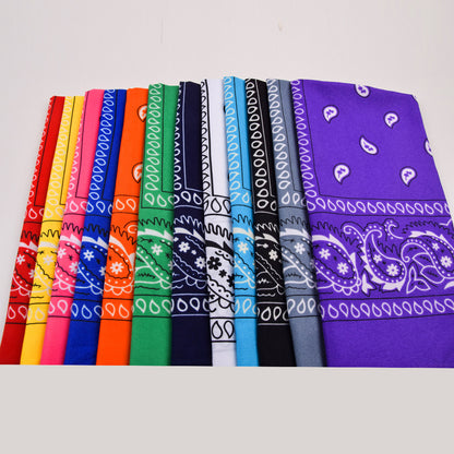 Trail & Run Paisley Bandana – 54 × 54 cm