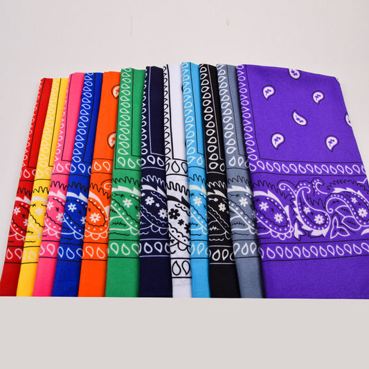 Trail & Run Paisley Bandana – 54 × 54 cm