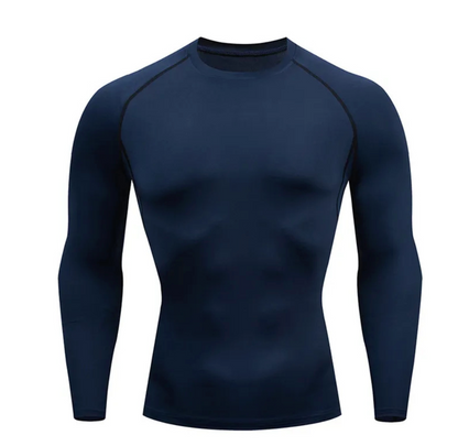 Men's Quick-Dry Compression Long Sleeve Fitness Shirt